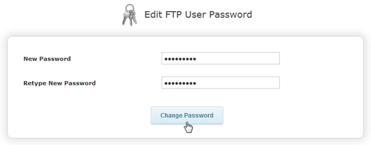 Форма зміни пароля